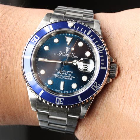 rolex submariner blue purple dial|Rolex Submariner blue bezel.